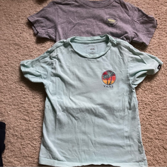 Vans Other - Vans Kids' Mint and Gray Short Sleeve Tees
